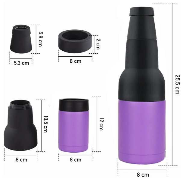 Foto 3 pulgar | Xtellar Termo Porta-bebidas Premium De Acero Inoxidable: Compañero Ideal Para Cualquier Ocasión