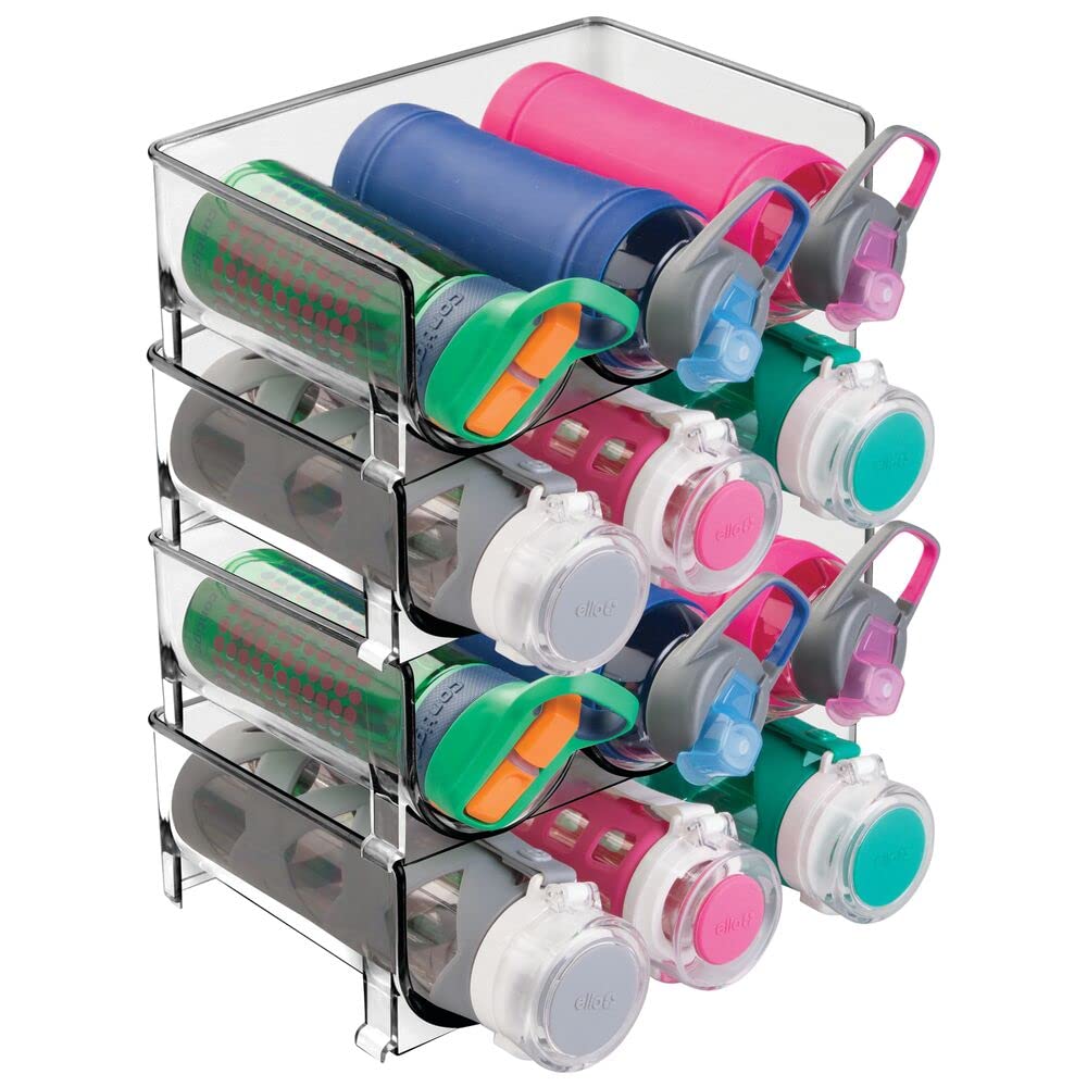 Foto 1 | Botellero Mdesign Apilable De Plástico Para 3 Botellas  Paquete De 4 - Venta Internacional.