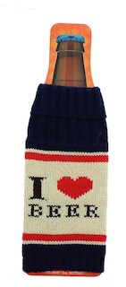 Foto 1 | Botella De Cerveza Cozy The Coop Knit I Love Beer Azul Blanco Y Rojo - Venta Internacional.