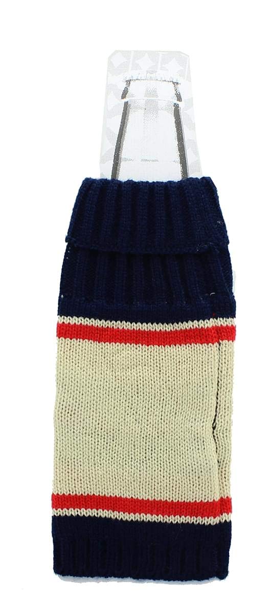 Foto 2 | Botella De Cerveza Cozy The Coop Knit I Love Beer Azul  Blanco Y Rojo - Venta Internacional.
