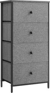 Foto 2 | Cajonera Songmics Con 4 Cajones De Tela, Gris