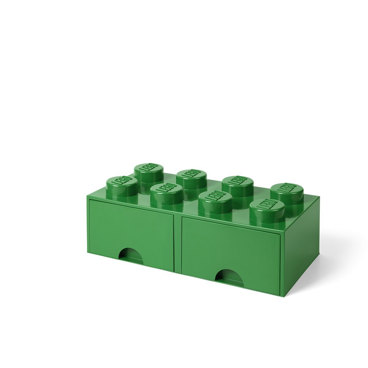 Foto 2 pulgar | Caja De Almacenamiento Lego Brick Con 8 Pomos Y 2 Cajones, Color Verde Oscuro - Venta Internacional.