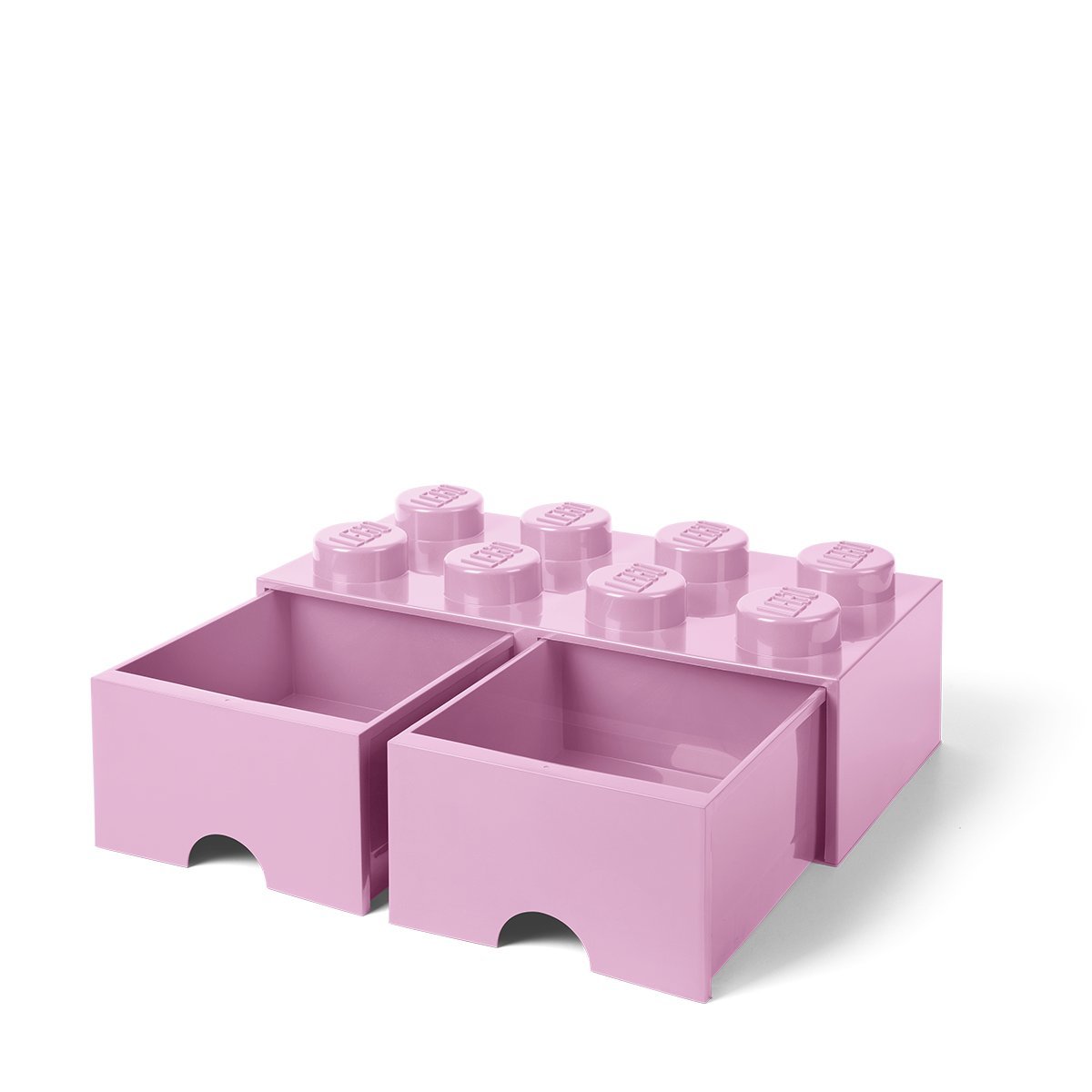 Foto 5 | Caja De Almacenamiento Lego Brick Con 8 Pomos Y 2 Cajones, Color Rosa Claro - Venta Internacional.