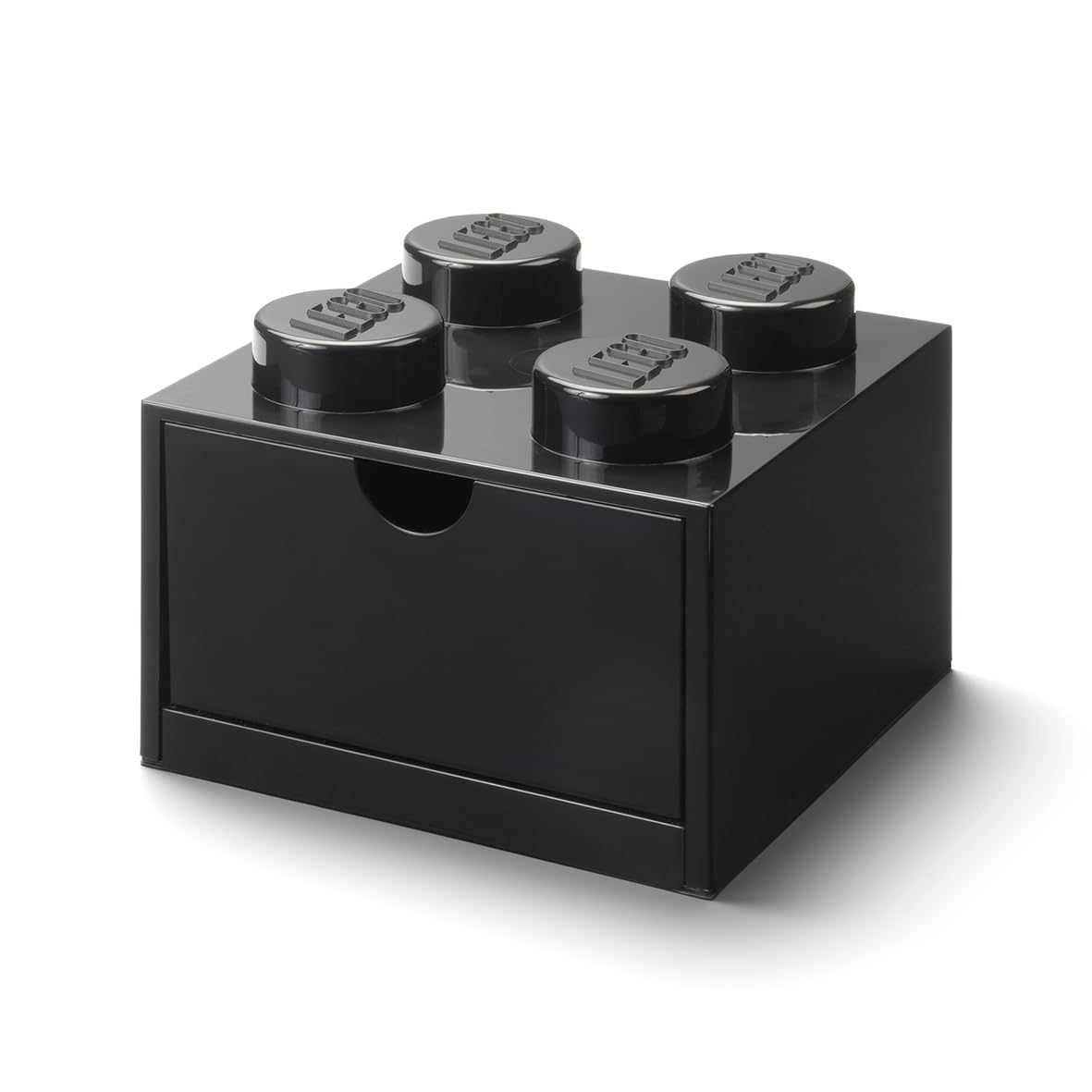 Foto 2 pulgar | Caja De Almacenamiento Lego Para Escritorio  4 Pomos  Color Negro  Capacidad De 2 9 L - Venta Internacional.