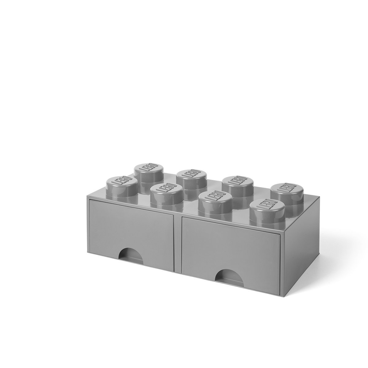 Foto 2 pulgar | Caja De Almacenamiento Lego Brick Con 8 Pomos Y 2 Cajones  Color Gris - Venta Internacional.