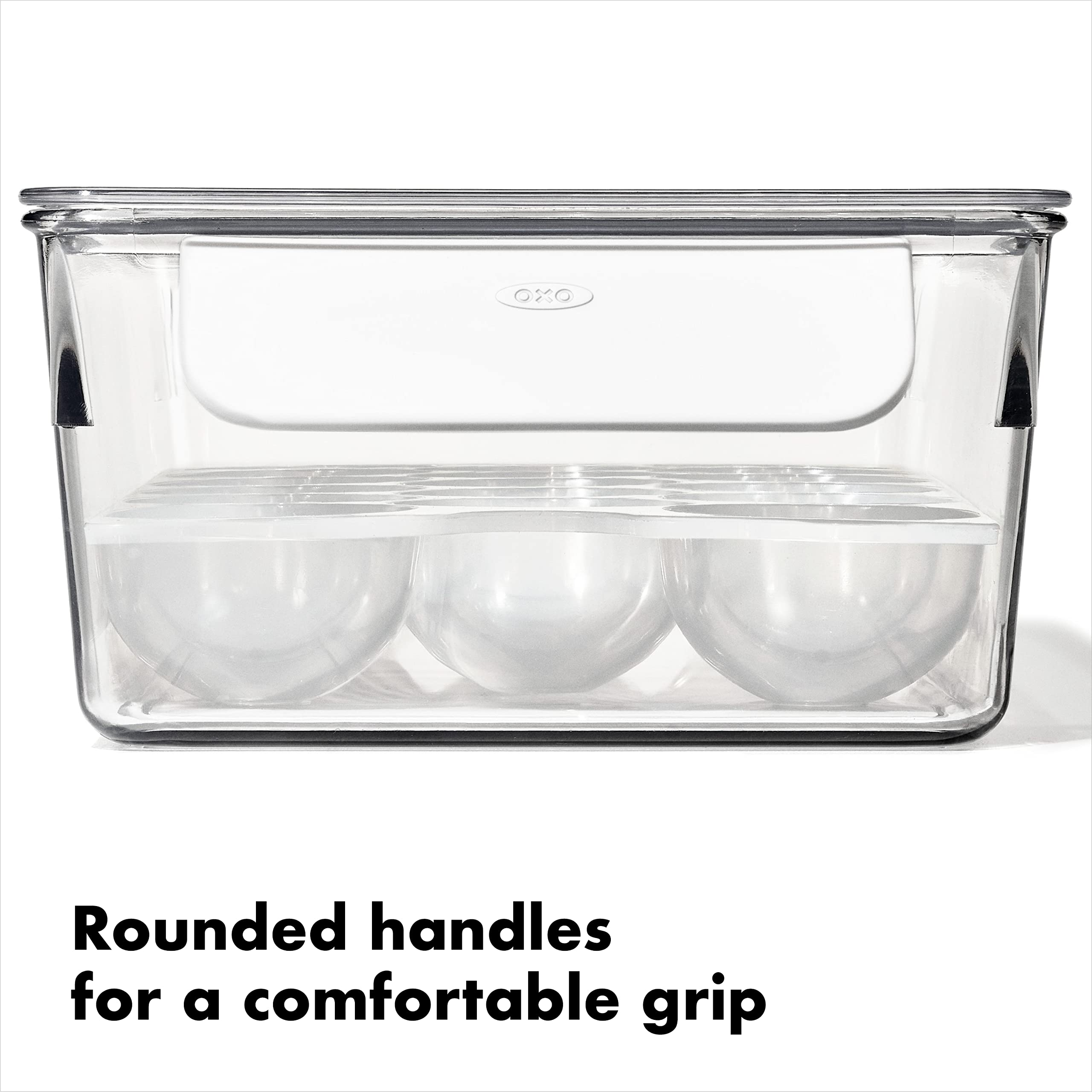Foto 5 | Soporte Para Huevos Oxo Good Grips Para Nevera Con Bandeja Y Tapa Extraíbles - Venta Internacional.