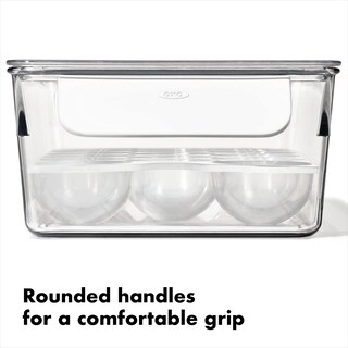 Foto 5 | Soporte Para Huevos Oxo Good Grips Para Nevera Con Bandeja Y Tapa Extraíbles - Venta Internacional.