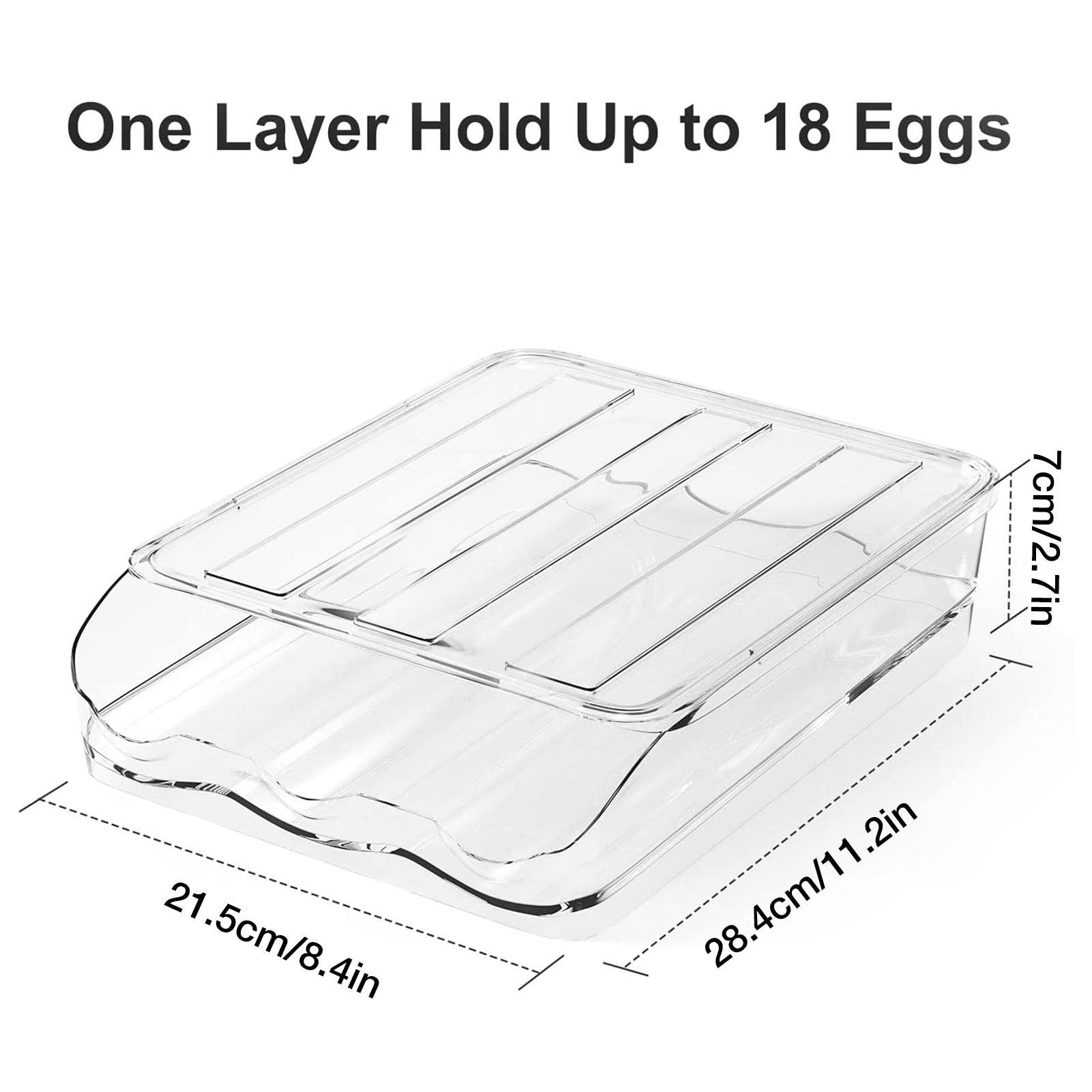 Foto 5 pulgar | Refrigerador Apilable Automático Con Soporte Para Huevos Lafande - Venta Internacional.