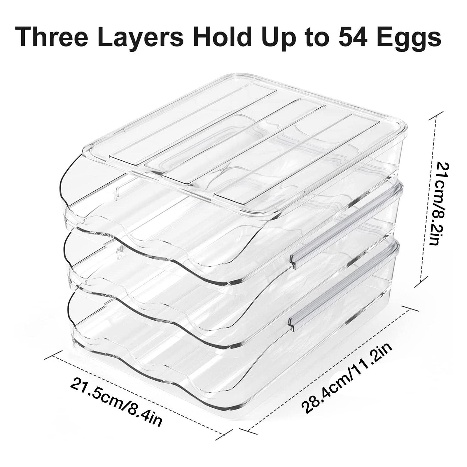 Foto 5 pulgar | Refrigerador Apilable Automático Con Soporte Para Huevos Lafande - Venta Internacional.
