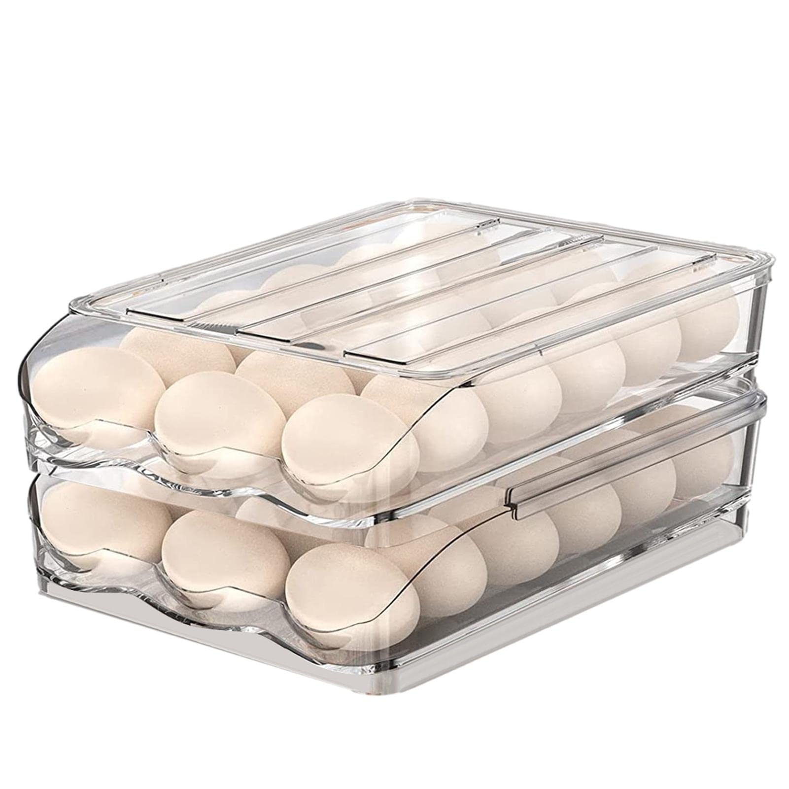 Foto 2 pulgar | Refrigerador Apilable Automático Con Soporte Para Huevos Lafande - Venta Internacional.