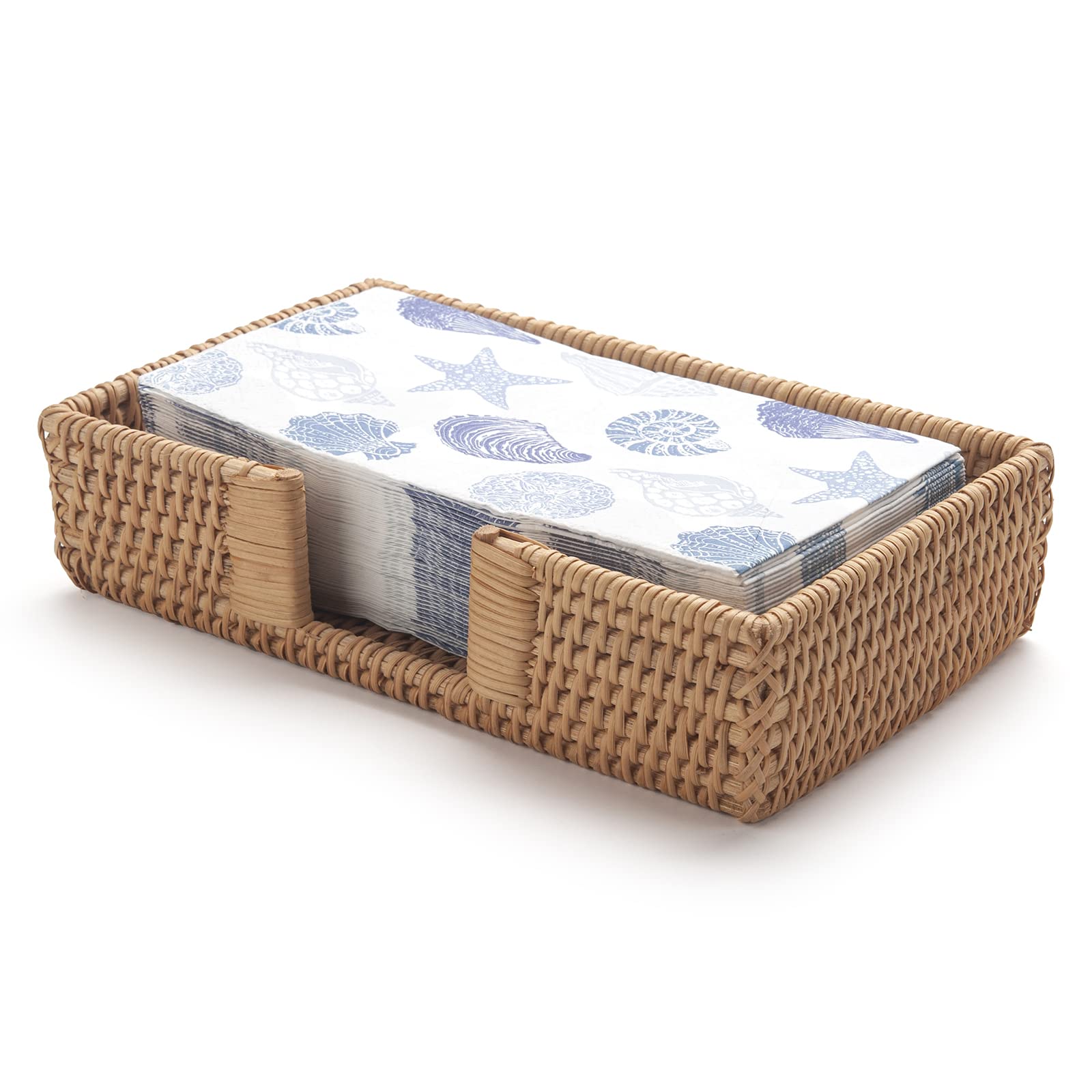 Foto 3 pulgar | Servilletero Yangqihome Rectangular De Ratán 24 X 14 X 5,5 Cm - Venta Internacional.