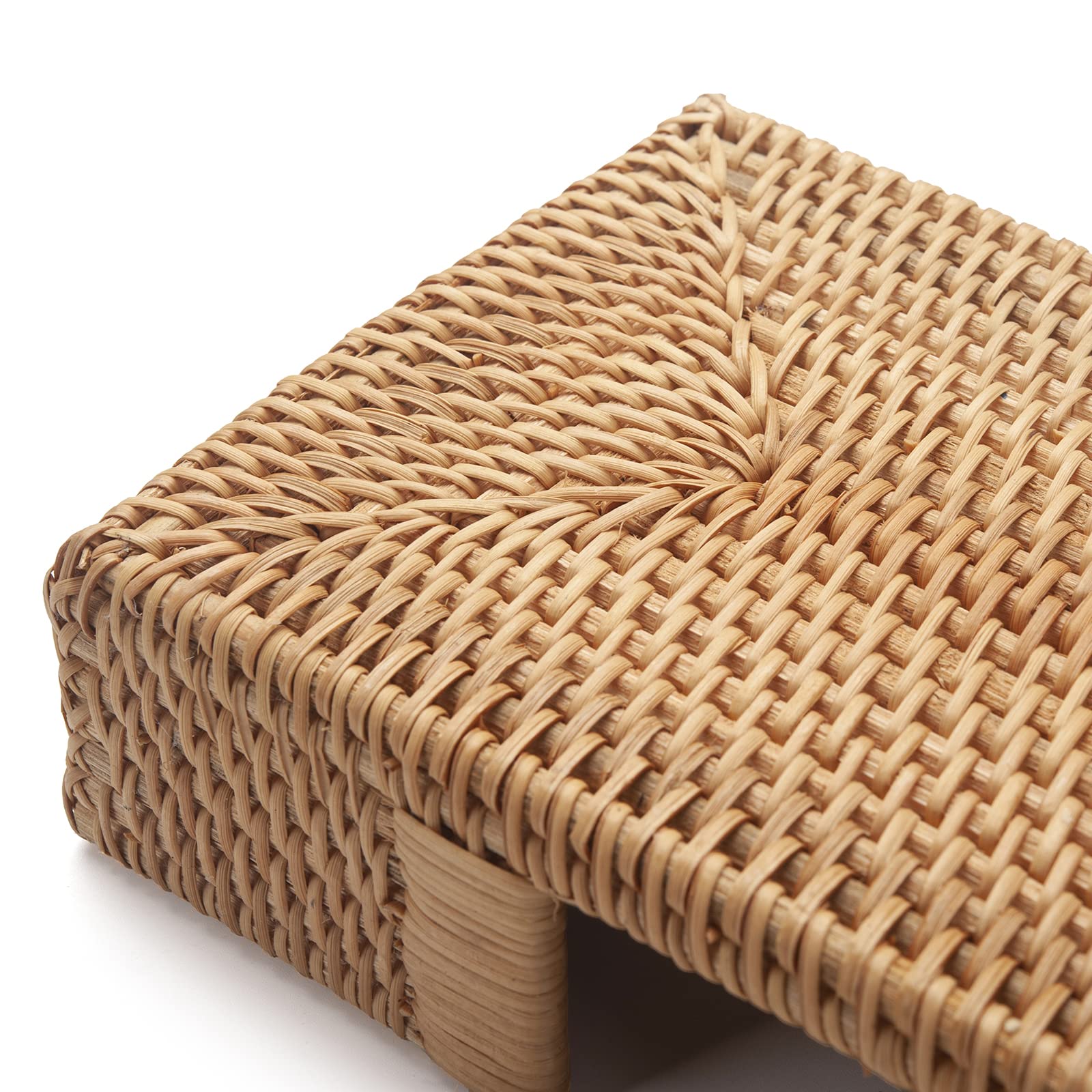 Foto 8 pulgar | Servilletero Yangqihome Rectangular De Ratán 24 X 14 X 5,5 Cm - Venta Internacional.