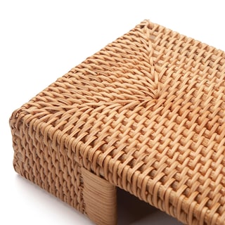 Foto 7 | Servilletero Yangqihome Rectangular De Ratán 24 X 14 X 5,5 Cm - Venta Internacional.