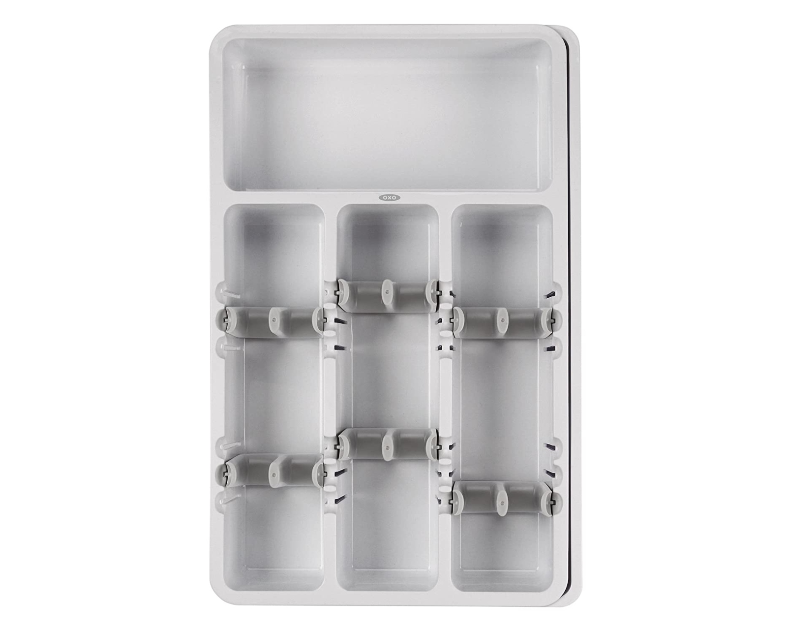 Organizador de Cubiertos Expandible Oxo color Blanco