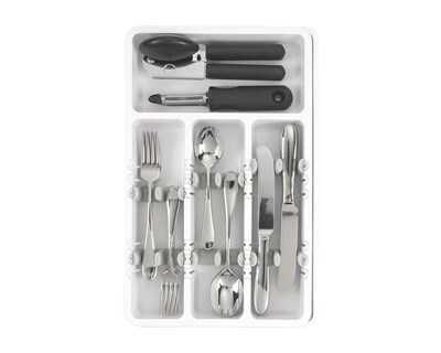 Foto 3 | Organizador de Cubiertos Expandible Oxo color Blanco