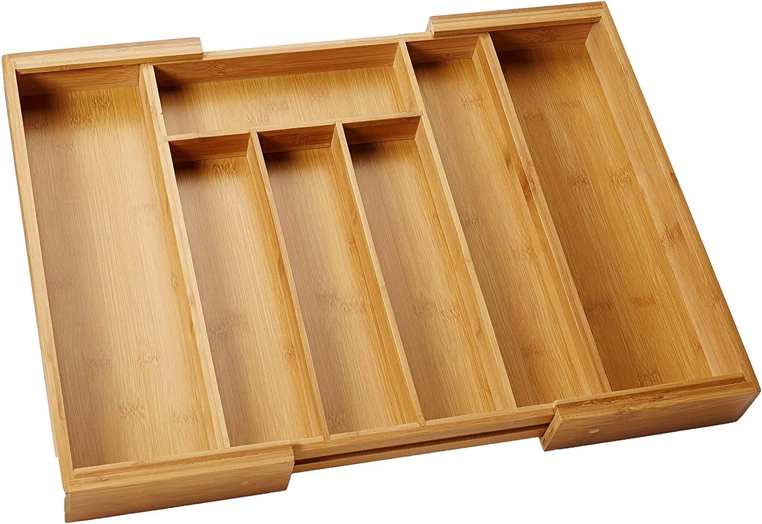 Foto 3 pulgar | Organizador para Cubiertos de Bamboo Honey-can-do Kch-01079 color Beige