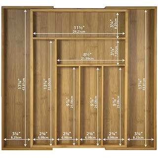 Foto 3 | Organizador De Cajon Expandible Totally Bamboo