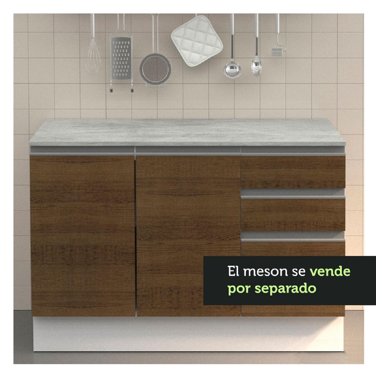 Foto 4 | Mesón para Cocina Madesa G270056SPR color Gris