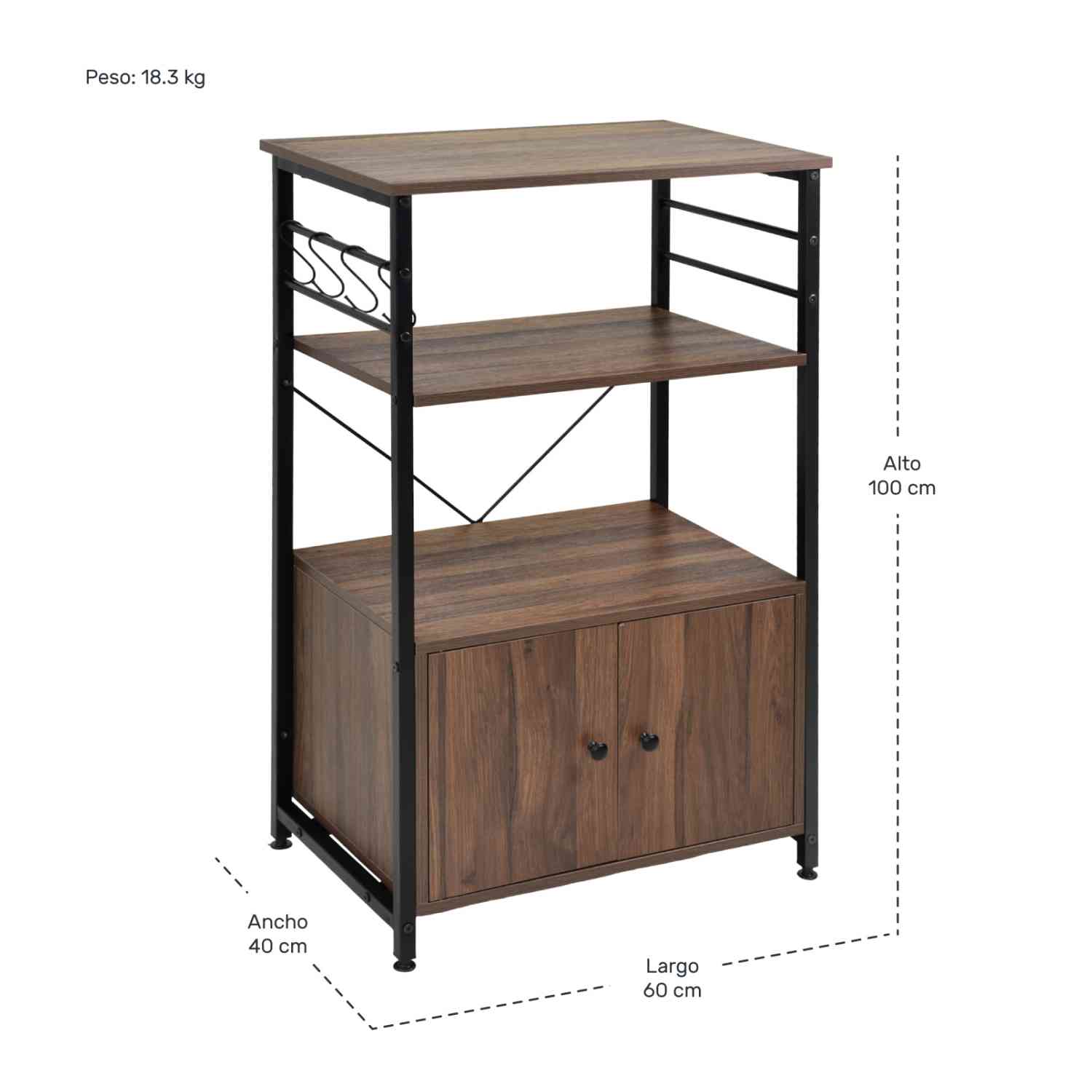 Foto 8 | Estante Organizador Cocina Gabinete Alacena Almacenamiento