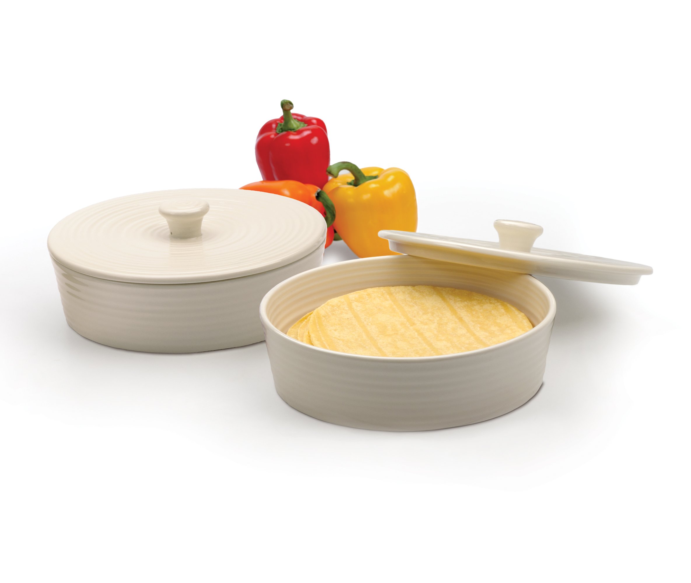 Foto 5 | Calentador De Tortillas Rsvp International, Gres, 20 Tortillas - Venta Internacional.