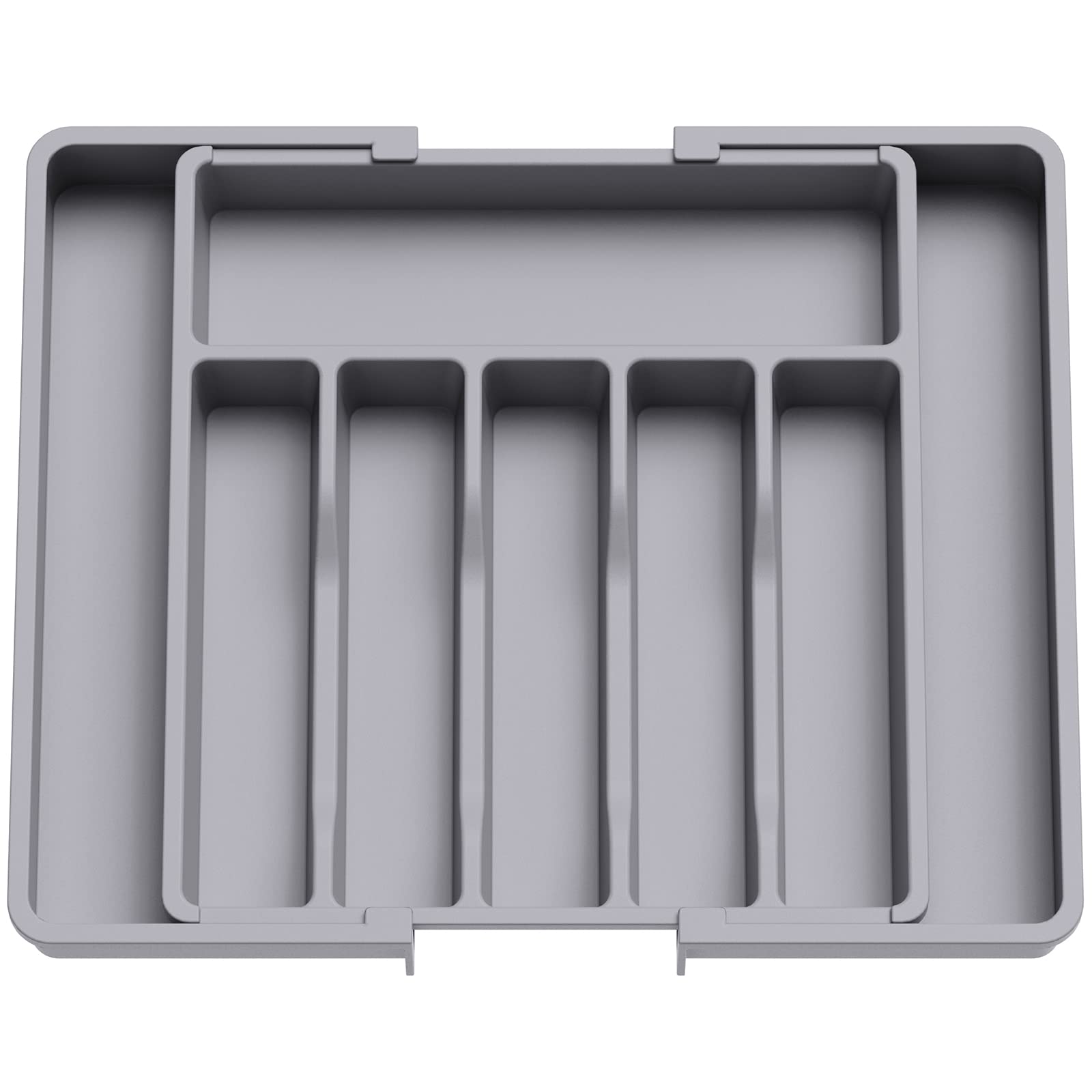 Foto 2 pulgar | Organizador De Cajones Para Cubiertos Lifewit, Expandible, De Plástico Gris - Venta Internacional.