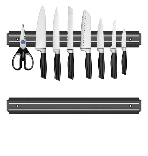 Foto 2 pulgar | Barra Xtellar Iman Magnética Porta Cuchillos Herramientas Chef 2 Pcs