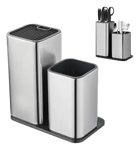 Foto 1 | Soporte Xtellar Para Cuchillos 2 En 1, Organizador Cubiertos Cocina