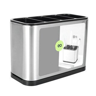 Foto 1 | Organizador De Cubiertos Bandeja Escurridor Acero Inoxidable Eo Safe Imports Esi-19224 Plata