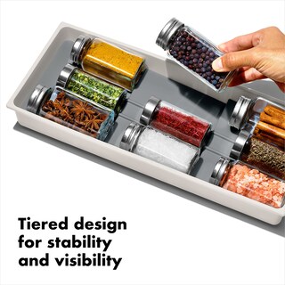 Foto 3 | Organizador De Cajones Para Especias Oxo Good Grips Kitchen Compact, Blanco - Venta Internacional.