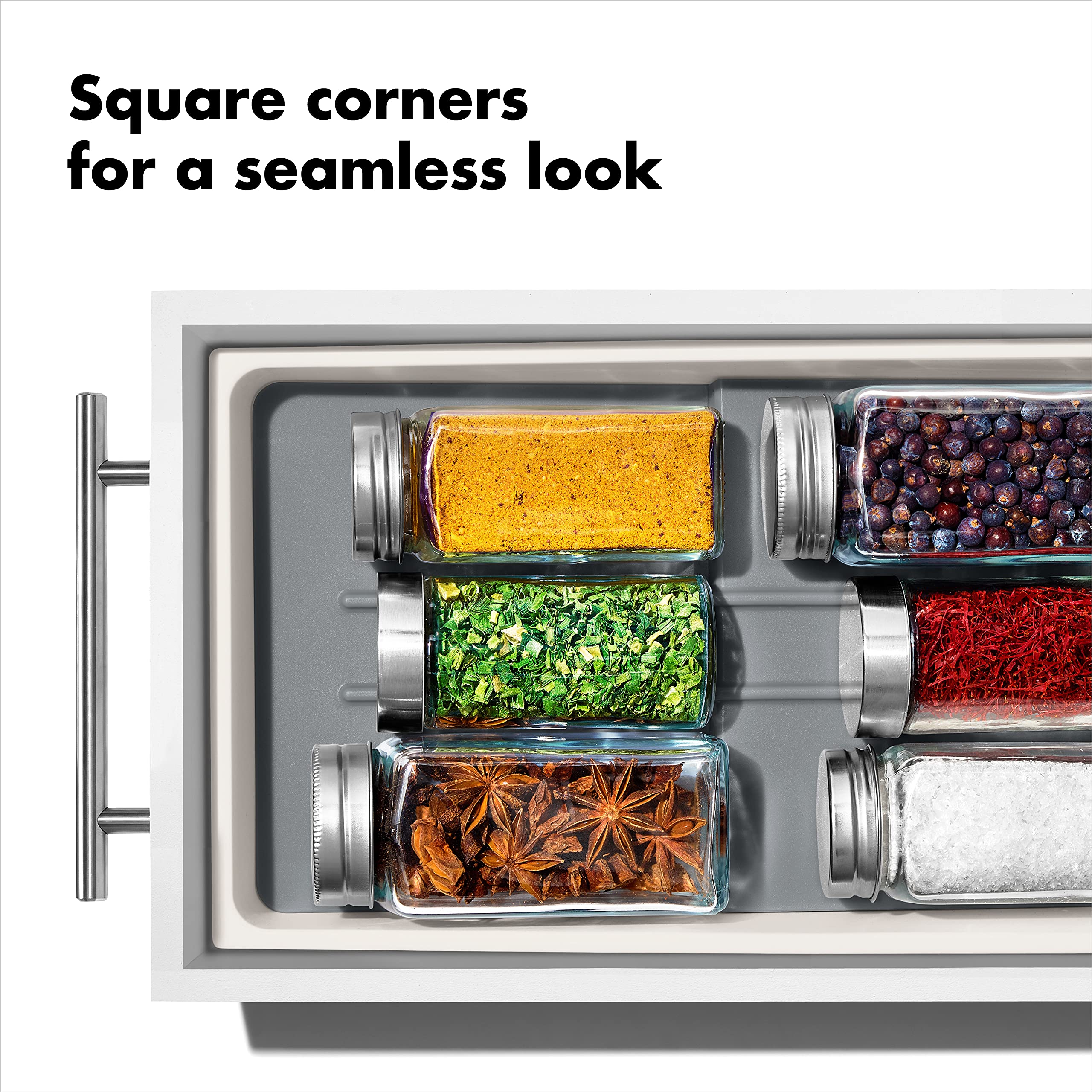 Foto 6 pulgar | Organizador De Cajones Para Especias Oxo Good Grips Kitchen Compact, Blanco - Venta Internacional.