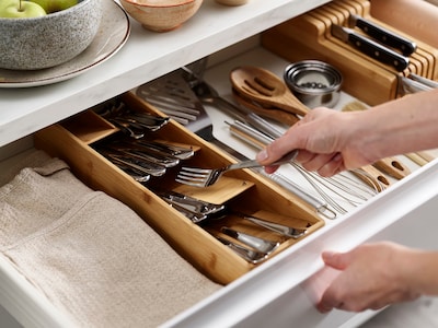 Foto 2 | Organizador De Utensilios Joseph Joseph Drawerstore Compact Bamboo - Venta Internacional.
