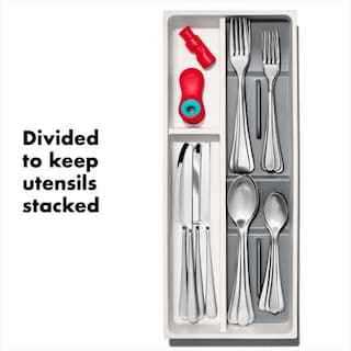 Foto 3 | Organizador De Utensilios Oxo Good Grips, Cajón De Cocina Compacto, Blanco - Venta Internacional.