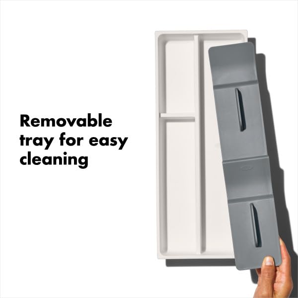Foto 7 pulgar | Organizador De Utensilios Oxo Good Grips, Cajón De Cocina Compacto, Blanco - Venta Internacional.