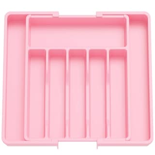 Foto 1 | Organizador De Cajones Para Cubiertos Lifewit, Expandible, Rosa, Grande - Venta Internacional.