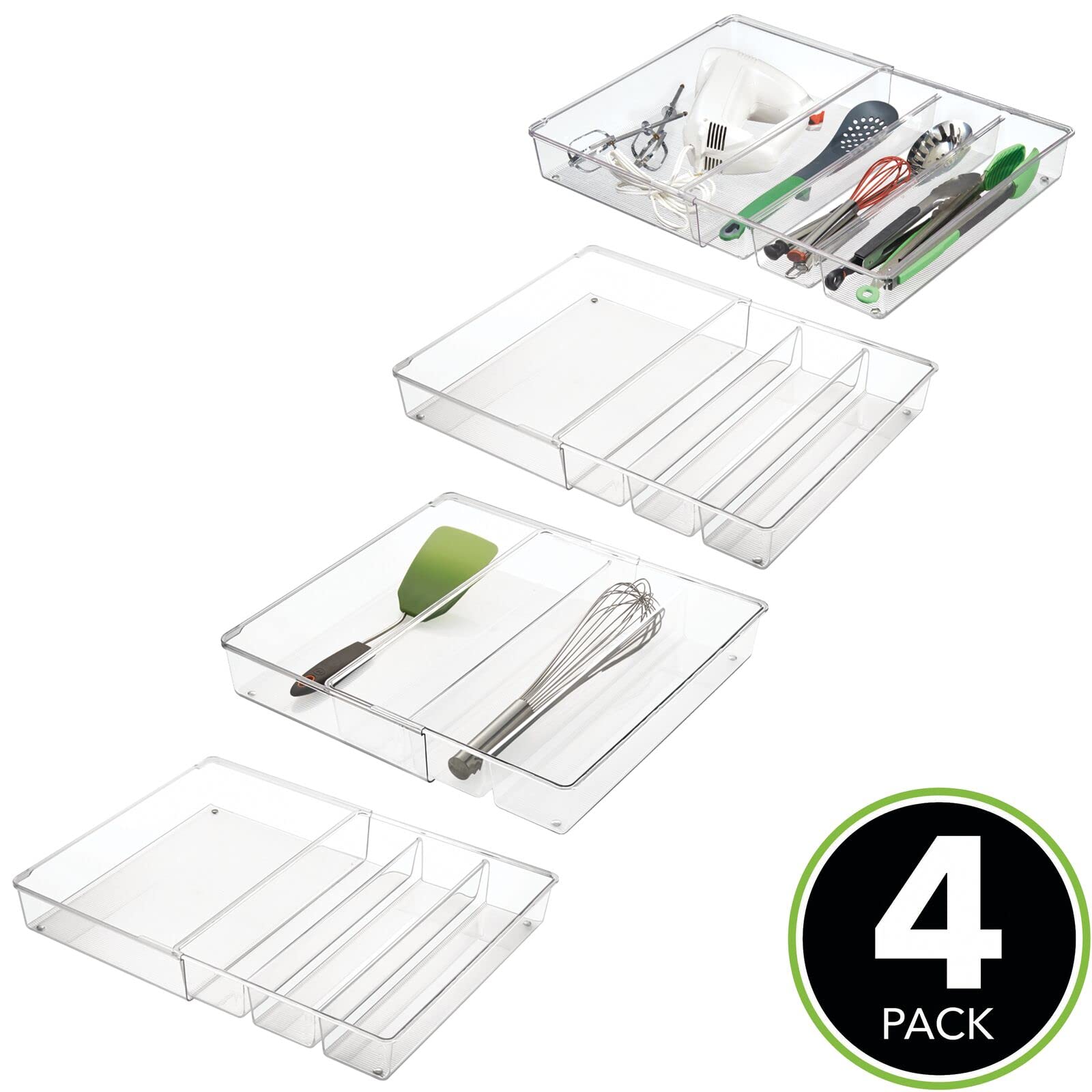 Foto 3 pulgar | Organizador De Almacenamiento Con Cajones Mdesign Ajustable/ampliable, Paquete De 4 - Venta Internacional.