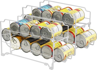 Foto 5 | Dispensador De Latas De Bebidas Simple Houseware Blanco Paquete De 2 - Venta Internacional.