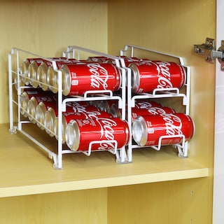 Foto 6 | Dispensador De Latas De Bebidas Simple Houseware Blanco Paquete De 2 - Venta Internacional.
