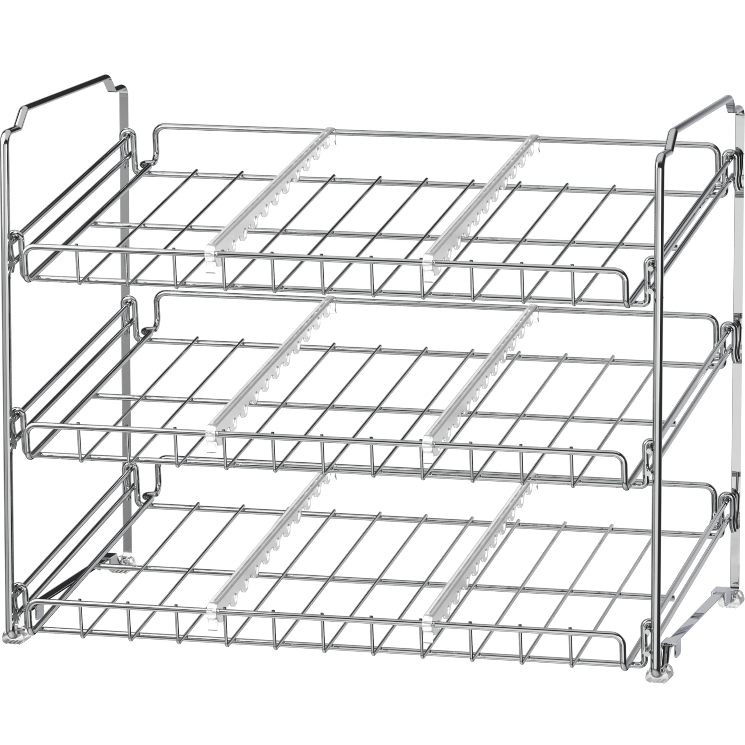 Foto 8 pulgar | Organizador Para Guardar Latas  Artículos Sencillos Para El Hogar  3 Niveles  Cromado  36 Latas - Venta Internacional.