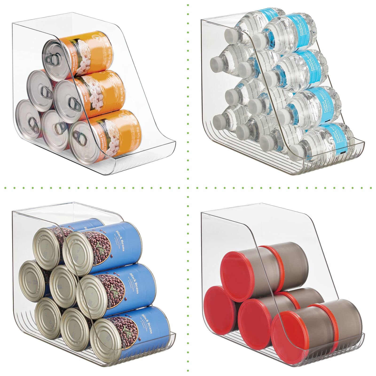 Foto 6 pulgar | Organizadores De Latas Mdesign Para Despensas  Cajones De Refrigeradores Y Estantes - Venta Internacional.