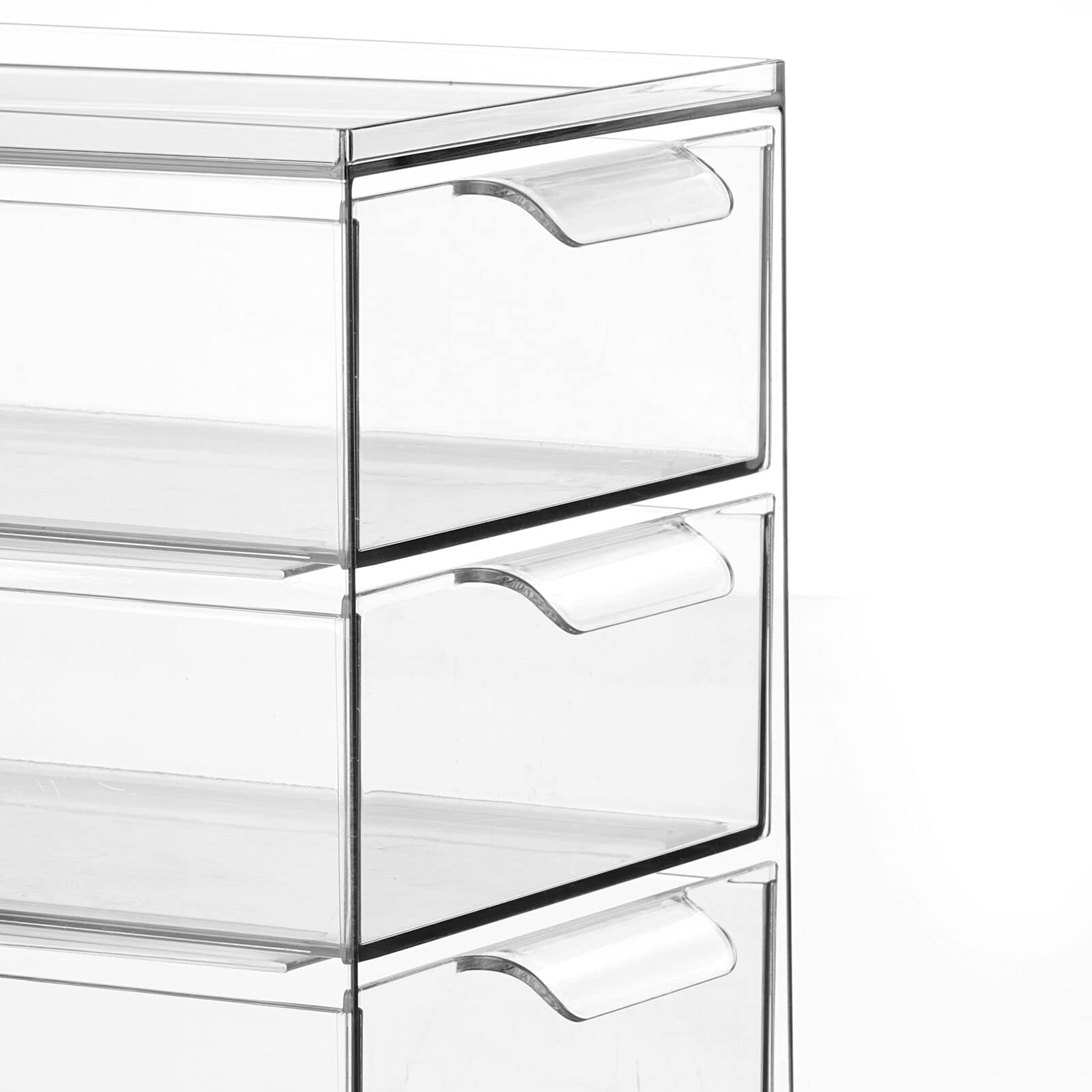 Foto 6 pulgar | Organizador De Almacenamiento Mdesign De Plástico Con 3 Cajones  Colección Lumiere - Venta Internacional.