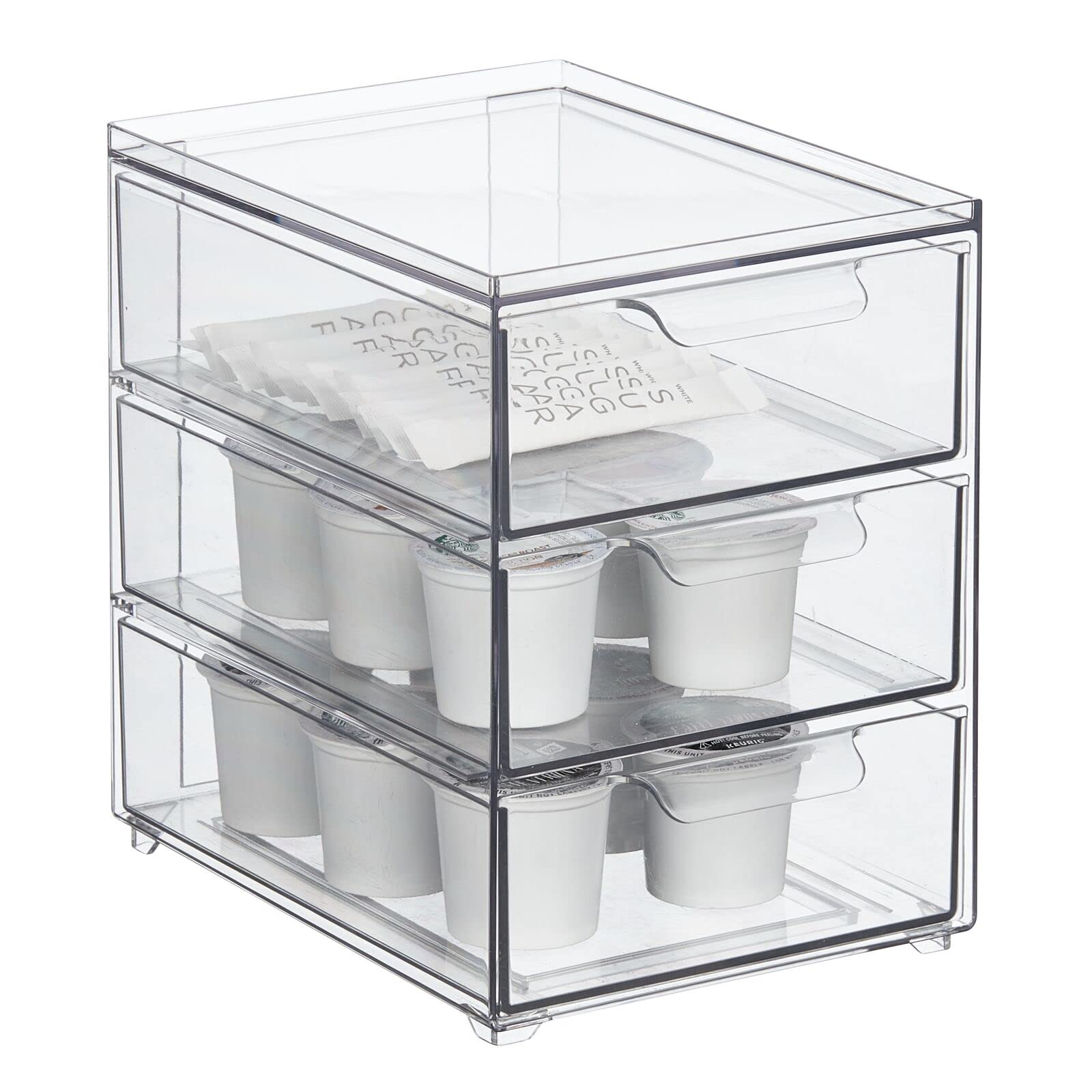 Foto 8 pulgar | Organizador De Almacenamiento Mdesign De Plástico Con 3 Cajones  Colección Lumiere - Venta Internacional.