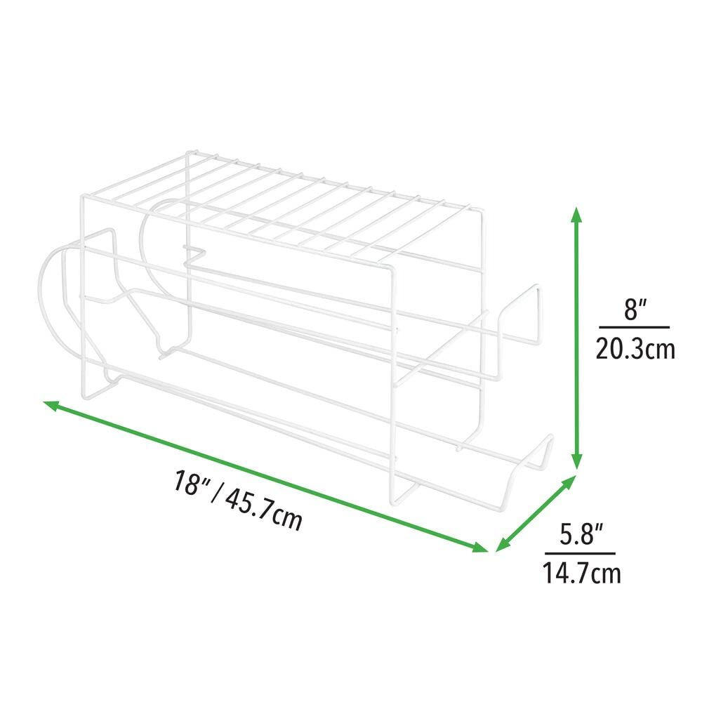 Foto 5 pulgar | Organizador De Estantes De Almacenamiento Mdesign De 2 Niveles Para 12 Latas  Paquete De 2 - Venta Internacional.