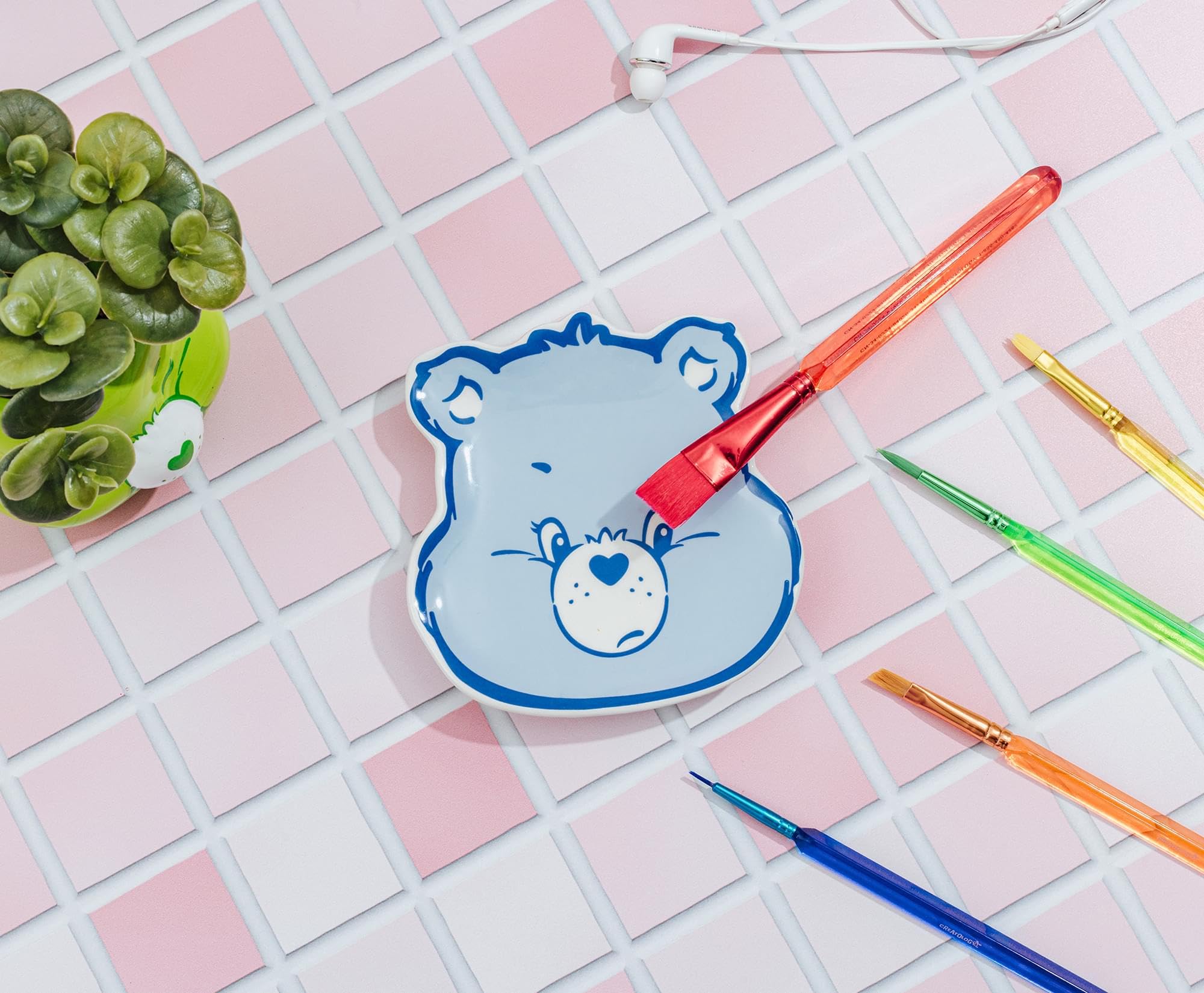 Foto 7 pulgar | Bandeja Organizadora De Abalorios Y Platos Care Bears Grumpy Bear - Venta Internacional.