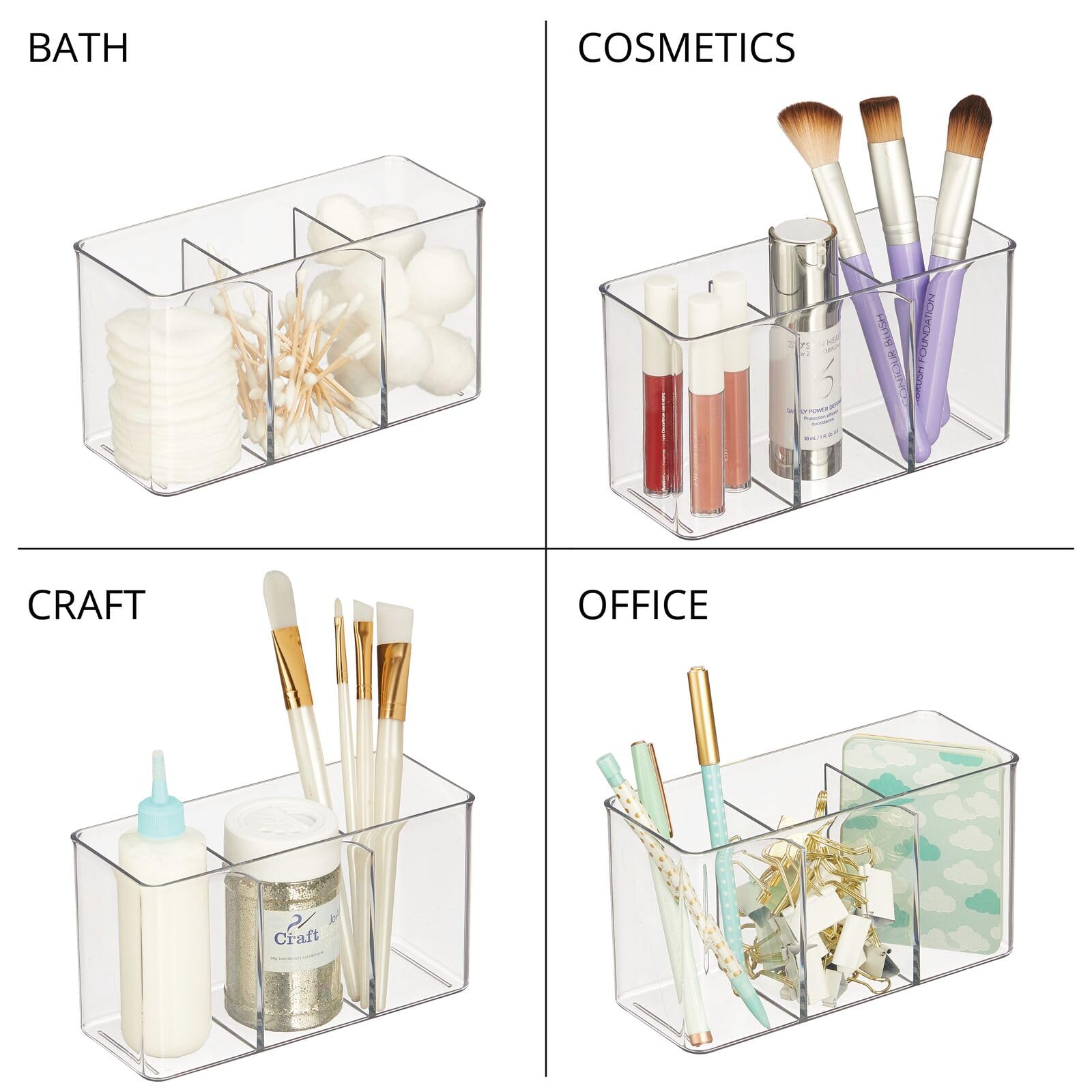 Foto 5 | Cubertería Organizadora  Diseño M  Plástico  3 Secciones - Venta Internacional.
