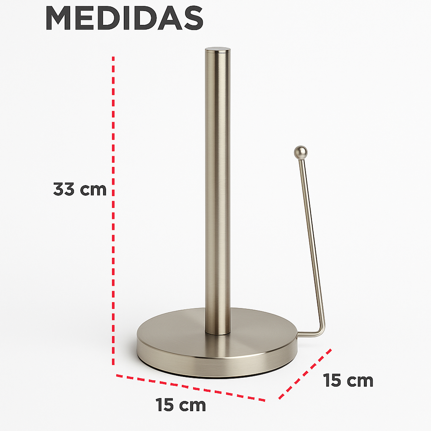 Foto 5 | Porta Servitoalla Cocina Jauz Color Plateado