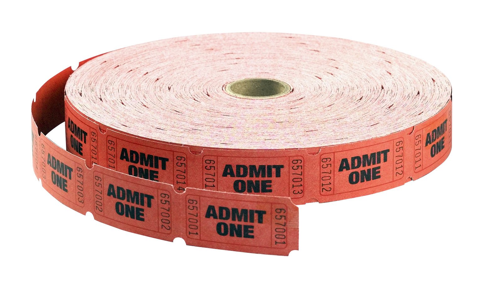 Foto 1 | Roll Tickets Maco Admit, Un Solo Rollo Rojo - Venta Internacional.