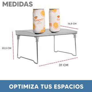 Foto 2 | Estante De Almacenamiento Jauz Improvement Elevado Transparente (j0445)