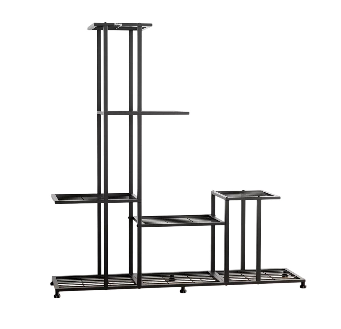 Foto 2 pulgar | Soporte de Metal Belug para Plantas 5 Niveles Negro