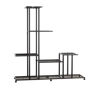 Foto 1 | Soporte de Metal Belug para Plantas 5 Niveles Negro