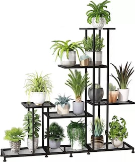 Foto 4 | Soporte de Metal Belug para Plantas 5 Niveles Negro